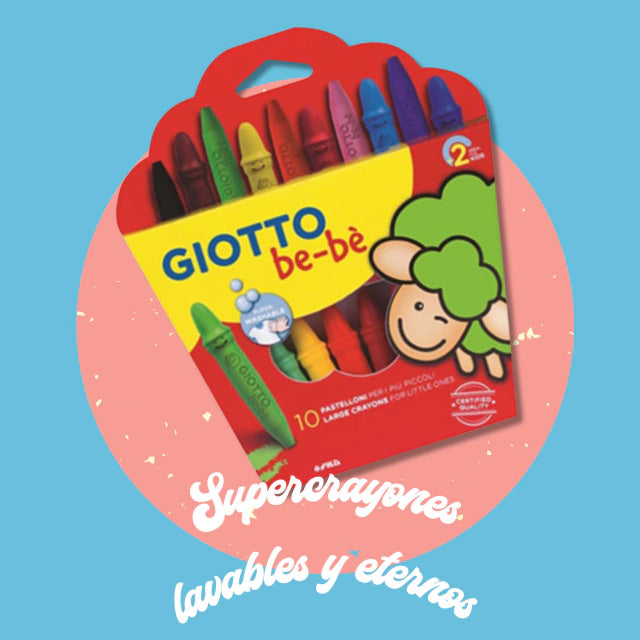Crayones lavables Giotto Bebé x 10