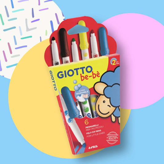 Marcadores Giotto Bebé lavables x 6