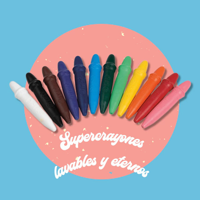 Crayones lavables Giotto Bebé x 10
